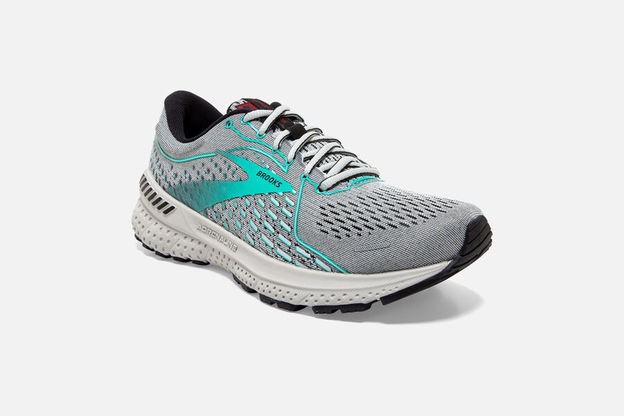 Brooks Adrenaline Gts 21 Road Loopschoenen Dames - Grijs - 652389JTA